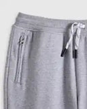 Organic Cotton French Terry Reinforced Knee Slim Jogger Pants